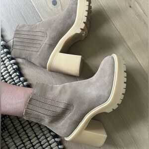 Dolce Vita Caster H2O Booties Dune Suede
